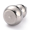 Tarnish Resistant 304 Stainless Steel Beads STAS-B011-05B-P-3
