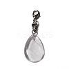 Natural Quartz Crystal Pendant Decorations PALLOY-PH01401-12-1