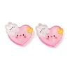 Translucent Resin Cabochons X-CRES-O006-12-1