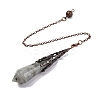 Natural & Synthetic Gemstone Pointed Dowsing Pendulum Big Pendants G-H285-06R-A-4