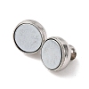 Brass Magnetic Clasps with Loops KK-H361-S-NR-3