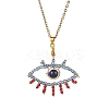 201 Stainless Steel Pendant Necklaces NJEW-MZ00034-2