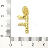 Rack Plating Brass Micro Pave Cubic Zirconia European Dangle Charms KK-L210-015G-F-3