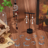 60Pcs 3 Styles Tibetan Style Alloy 2-Loop Connector Charms FIND-SC0007-55-4