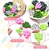 20Pcs 5 Colors Cactus Food Grade Eco-Friendly Silicone Focal Beads SIL-CJ0001-74-3