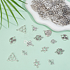 100Pcs 10 Styles Tibetan Style Connectors Charms TIBE-ME0001-05-5