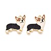 Alloy Enamel Pendants ENAM-N063-03KCG-1