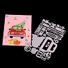 Christmas Theme Car Frame Carbon Steel Cutting Dies Stencils LS-DIY-F028-06-1