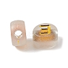 Luminous Transparent Acrylic Beads OACR-P037-01B-E-3