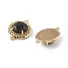Natural & Synthetic Mixed Gemstone Faceted Connector Charms G-H323-03G-3