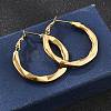 201 Stainless Steel Hoop Earrings EJEW-P304-09G-1