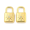 PVD Vacuum Plating 304 Stainless Steel Charms STAS-L278-020G-1