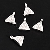 201 Stainless Steel Pendant Rhinestone Settings LS-STAS-G224-29S-1