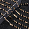 DIY Aluminium Curb Chains Bracelet Necklace Making Kit DIY-SP0001-13A-G-4