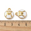 Ion Plating(IP) 304 Stainless Steel Pendants STAS-R008-07G-01-3