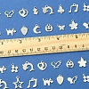 64Pcs 16 Styles Anti-Tarnish 201 Stainless Steel Charms STAS-FS0001-63-5