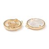 Real 18K Gold Plated Brass Micro Pave Clear Cubic Zirconia Pendants ZIRC-Z007-22E-2