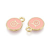 Alloy and Enamel Charms ENAM-T021-28B-2
