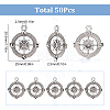 Tibetan Style Zinc Alloy Pendants TIBEP-SC0002-34-2
