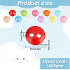 Fingerinspire 1000Pcs Multi Colour DIY Handcraft Buttons For Dolls Clothes BUTT-FG0001-24-2