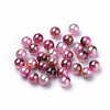 Rainbow Acrylic Imitation Pearl Beads OACR-R065-10mm-A10-1