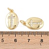 Brass Micro Pave Cubic Zirconia Pendants KK-G544-23G-3