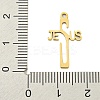 Ion Plating(IP) 201 Stainless Steel Pendants STAS-M015-07G-3