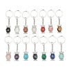 Natural & Synthetic Mixed Gemstone Keychain KEYC-P010-B-1