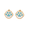 304 Stainless Steel Enamel Charms STAS-P396-08G-01-1