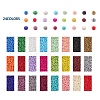 360G 24 Colors Glass Seed Beads SEED-YW0001-12C-2