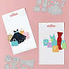 Dress Shopping Bag Carbon Steel Cutting Dies Stencils DIY-WH0309-1265-3