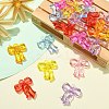 Transparent Acrylic Pendants TACR-YW0001-80-5