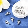 Tarnish Resistant 316 Surgical Stainless Steel Lobster Claw Clasps 316-FL12A-6