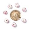 Handmade Printed Porcelain Beads PORC-Q201-10mm-3-7