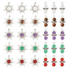 40Pcs 10 Styles Natural Gemstone Pendants G-TA0001-88-1
