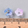 Frosted Transparent Acrylic Beads OACR-N137-72K-4