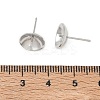 Brass Stud Earring Findings KK-A300-29D-P-3