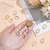 6 Pairs 2 Colors 304 Stainless Steel Huggie Hoop Earrings EJEW-UN0003-11-4