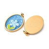 304 Stainless Steel Enamel Pendants STAS-U061-43G-02-2