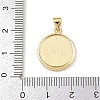 Brass Micro Pave Cubic Zirconia Pendants KK-F919-17G-3