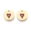 304 Stainless Steel Enamel Charms STAS-T064-69G-01-1