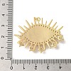 Rack Plating Brass Cubic Zirconia Pendants KK-G504-22G-4