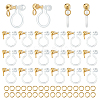 30Pcs 304 Stainless Steel Clip-on Earring Findings STAS-UN0051-65-1