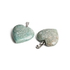 Natural Amazonite Pendants G-G956-B82-2