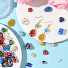 110Pcs 10 Styles Handmade Millefiori Glass Beads LK-SC0001-01-5