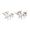 Tibetan Style Alloy Pendants X-TIBEP-T002-89AS-RS-1