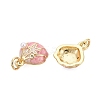 Brass Enamel Charms KK-Q077-09G-06-2
