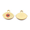 304 Stainless Steel Enamel Pendants STAS-N092-160A-1