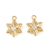 Ocean Theme Brass Micro Pave Cubic Zirconia Charms X1-KK-F902-08G-G-1
