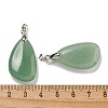 Natural Green Aventurine Pendants G-G147-02P-07-3